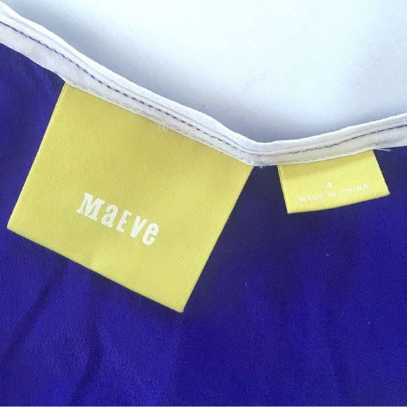 Anthropologie Maeve Colorblock Silk Dressy Tank - Picture 3 of 6